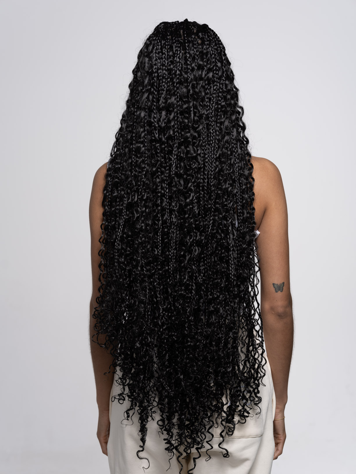 Rich Black Deep Wave Premium Braiding Hair Extension
