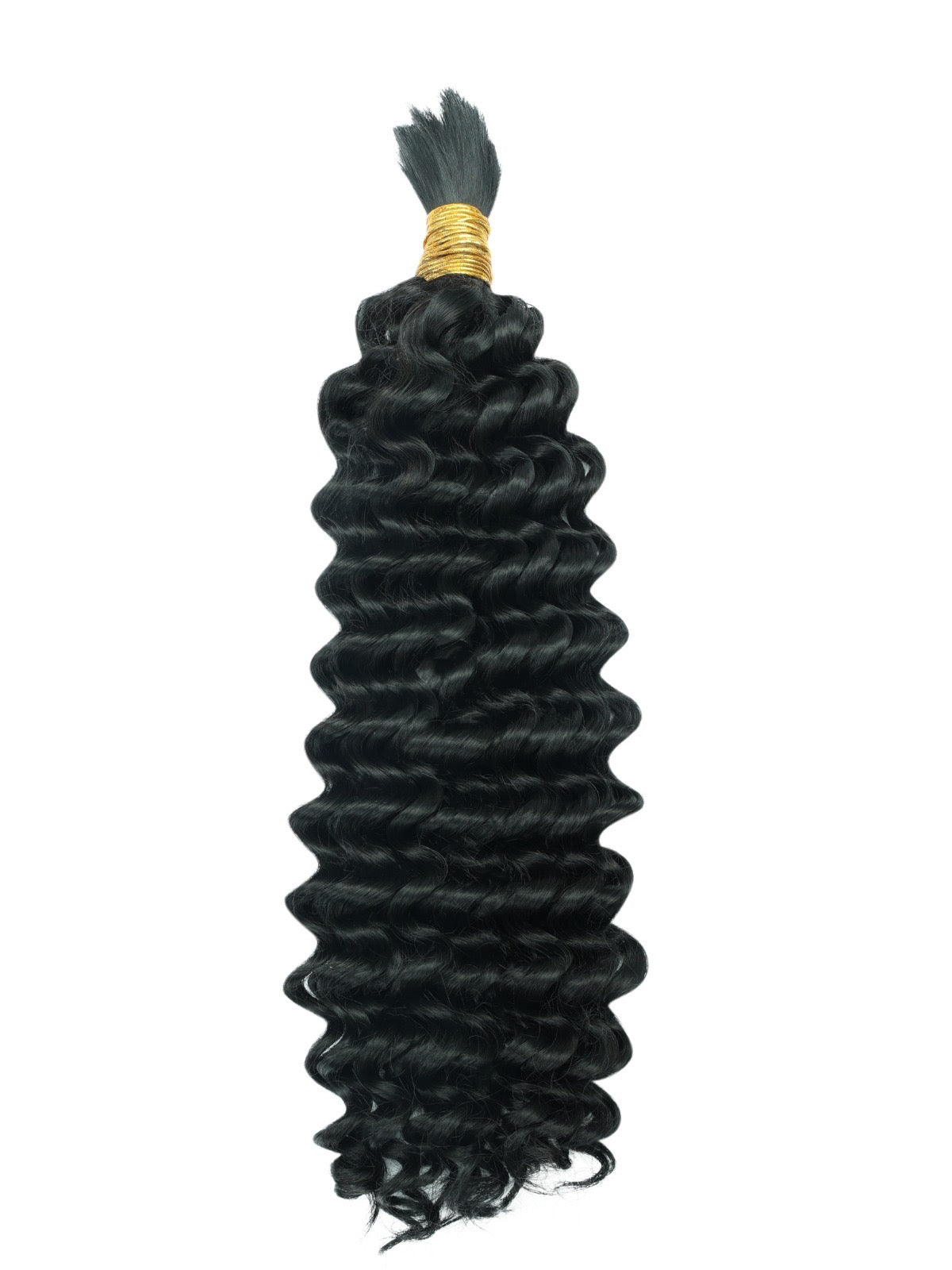 Rich Black Deep Wave Premium Braiding Hair Extension
