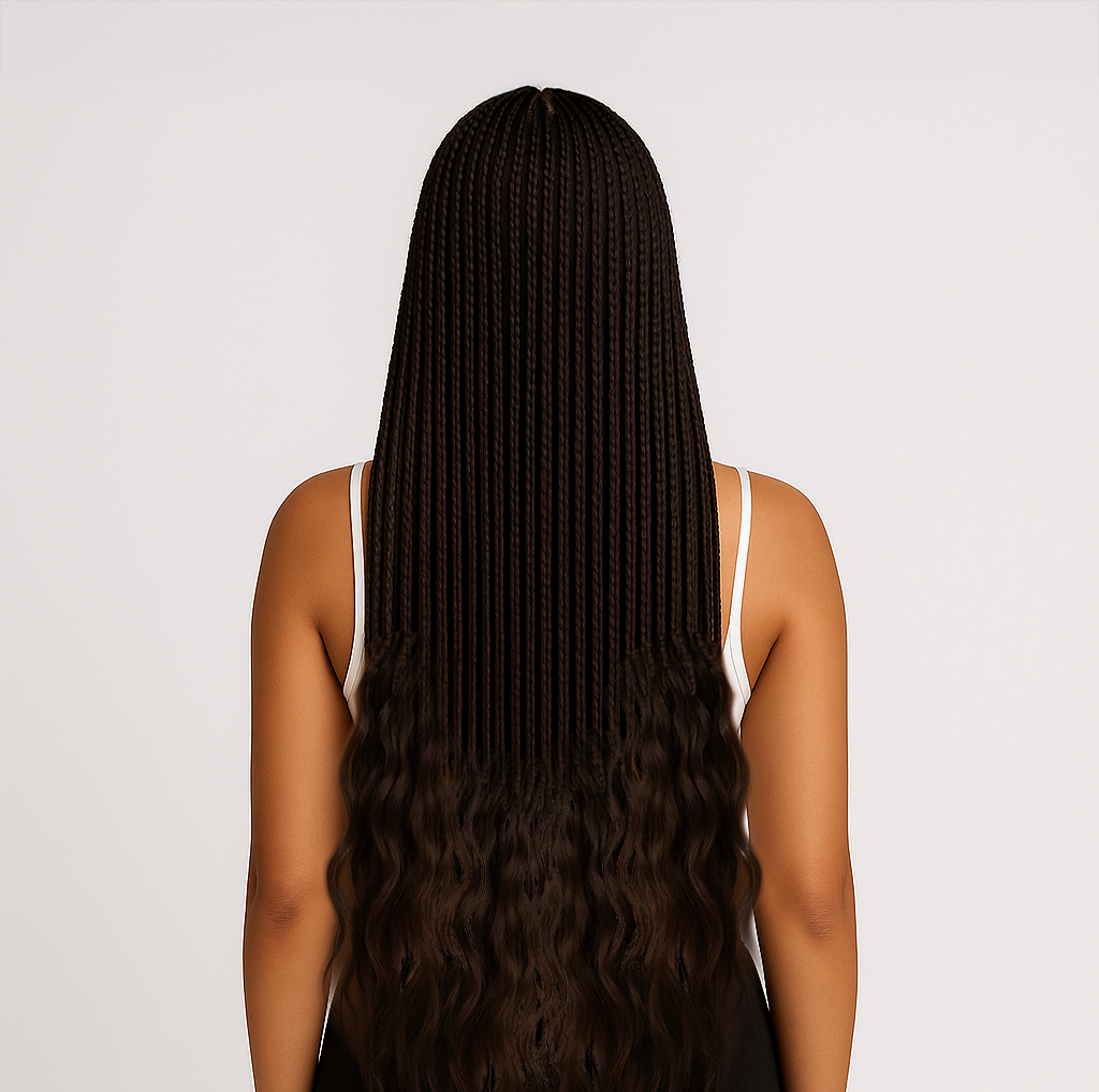 Rich Black Straight Premium Braiding Hair Extension
