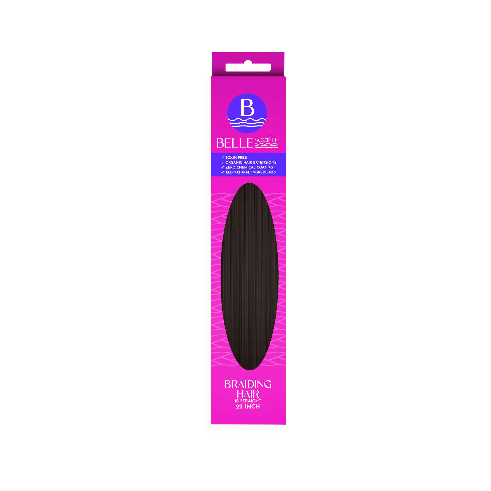 Rich Black Straight Premium Braiding Hair Extension