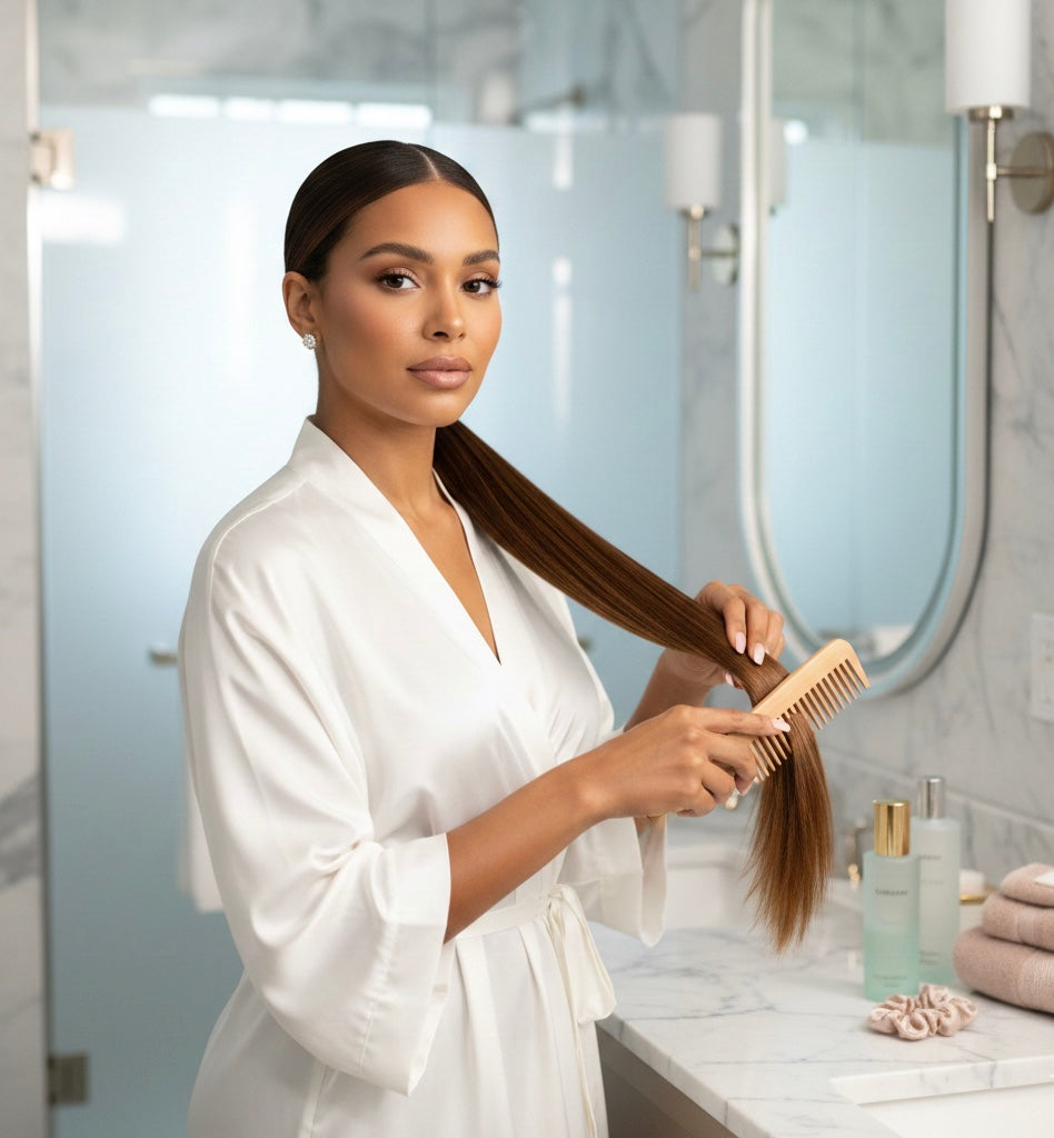 Why Hair Extensions Get Stiff — And How Belle Société Stays Soft, Silky, and Clean