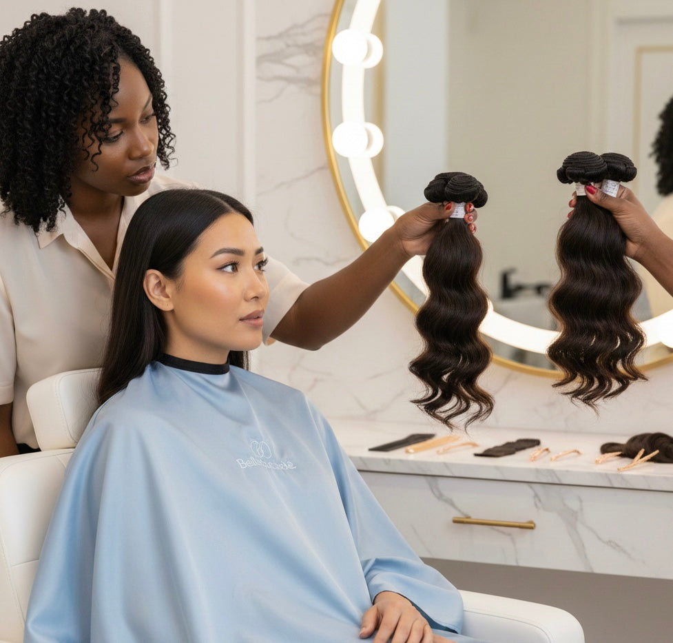 How to Choose the Right Hair Extensions for Your Hair Type: The Belle Société Guide