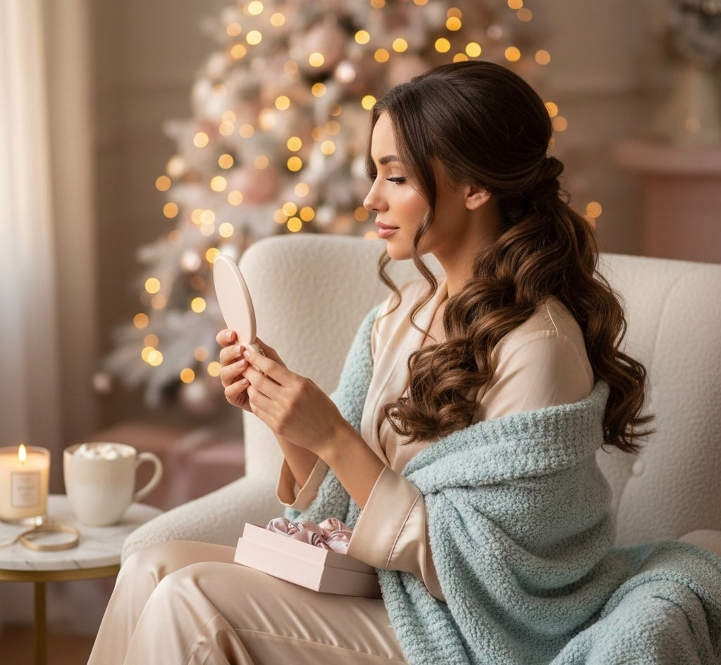 The Ultimate Holiday Hair Survival Kit: How to Keep Your Extensions Soft, Full & Glam All Season (Belle Société Winter Guide)