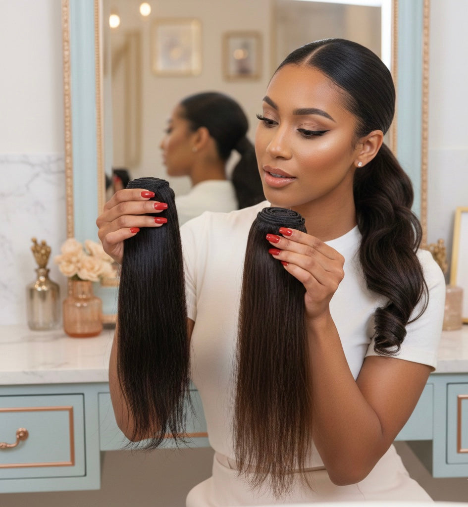 Synthetic vs. Human Hair Extensions: The Truth Every Woman Should Know (Belle Société Clean-Beauty Guide)