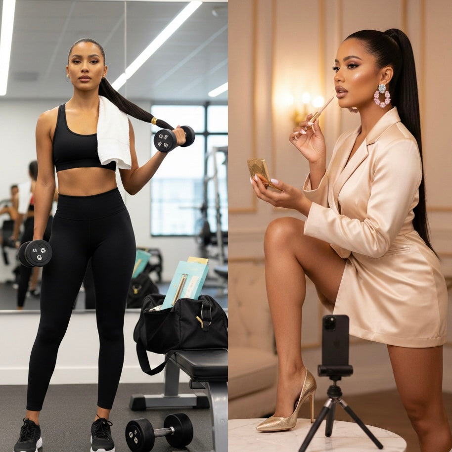 How to Go from Gym to Glam in 5 Minutes with a Belle Société Ponytail