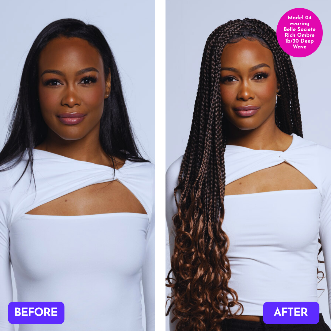 Rich Ombre Deep Wave Premium Braiding Hair Extension