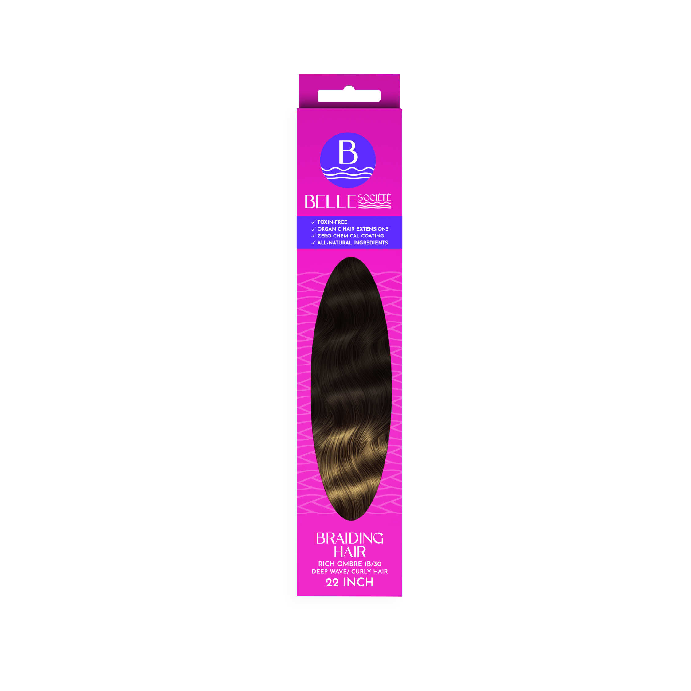 Rich Ombre Deep Wave Premium Braiding Hair Extension
