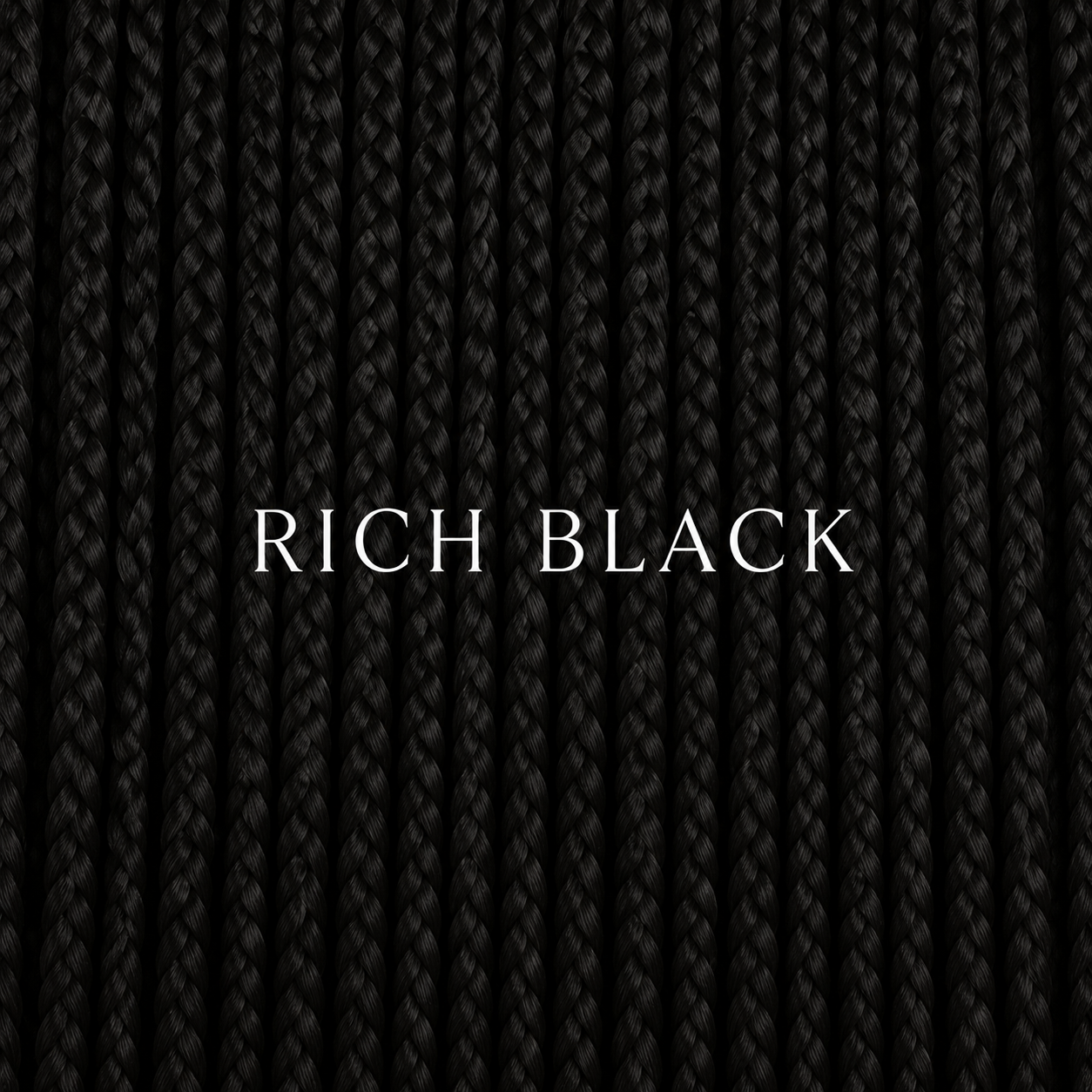 Rich Black Straight Premium Braiding Hair Extension