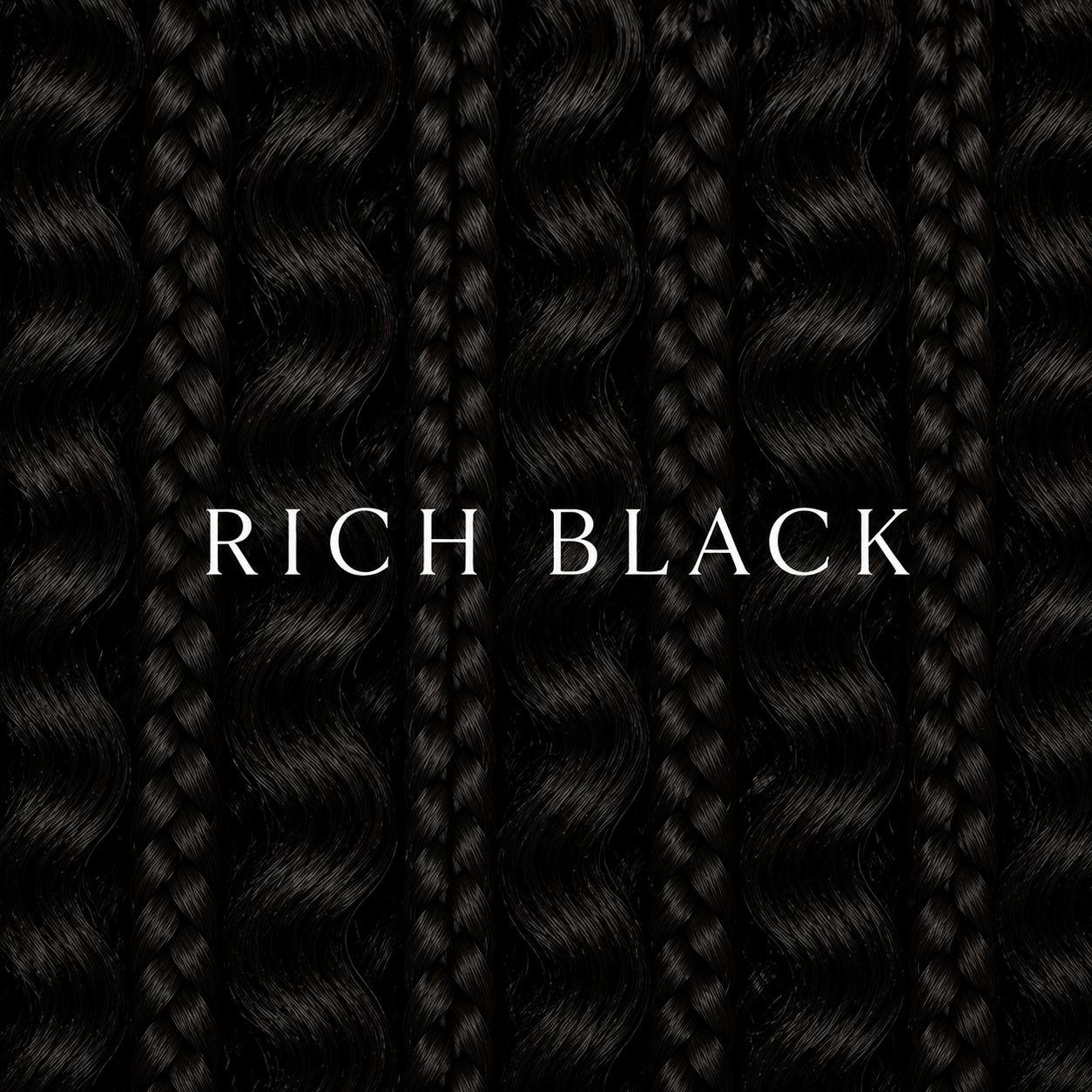 Rich Black Deep Wave Premium Braiding Hair Extension